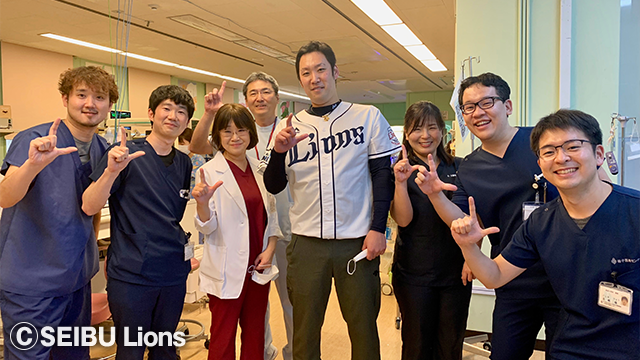 増田達至投手が今年もNICU病棟の支援活動として大阪母子医療