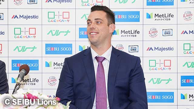 ショーン ノリン投手 コーリー スパンジェンバーグ選手 入団会見 埼玉西武ライオンズ