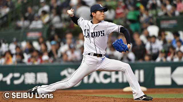 今井投手プレー写真