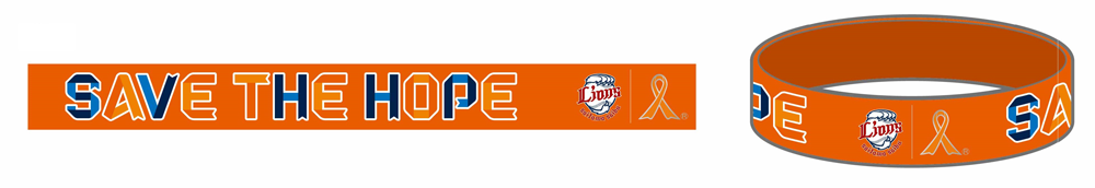 オレンジリボン運動オリジナルシリコンバンド