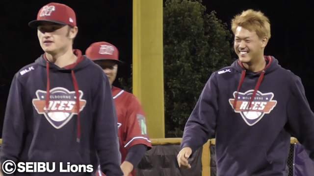 初勝利を手にし笑顔の高橋光投手！