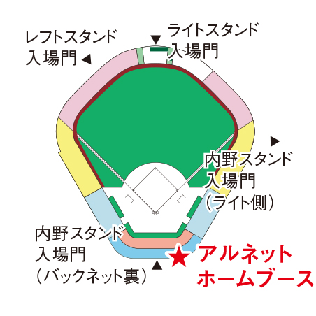 アルネットホームブース場所