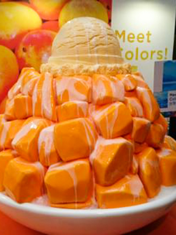 マンゴーかき氷