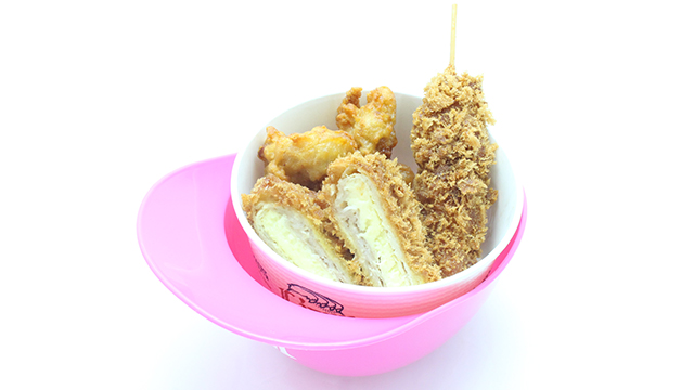 ピンクヘルメット和幸3点盛り