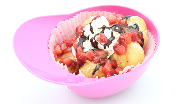 ピンクヘルメット山盛りプチシュー