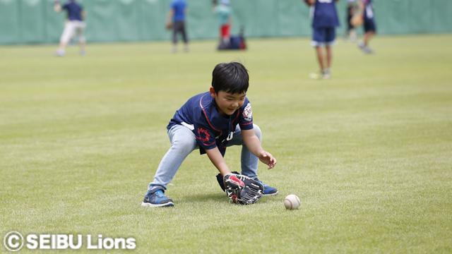 第二球場キャッチボール3