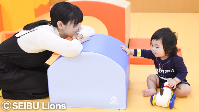 「安心のベビー専用エリア」