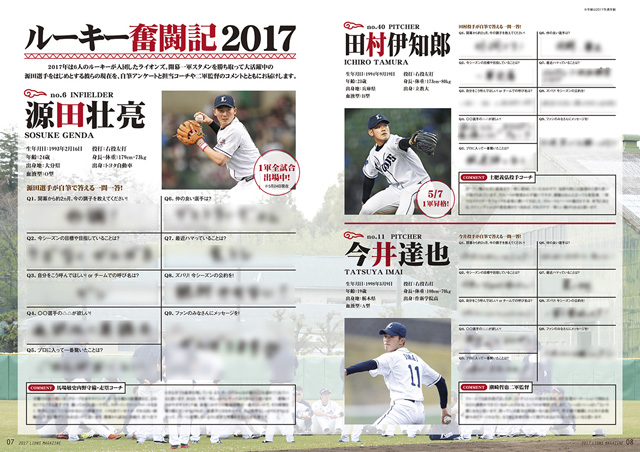 ルーキー奮闘記2017