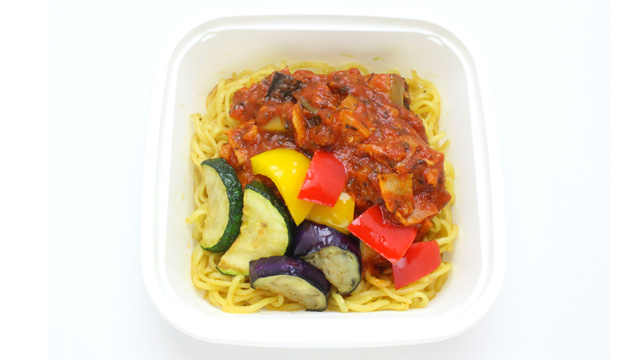 夏野菜のアラビアータ風焼きそば