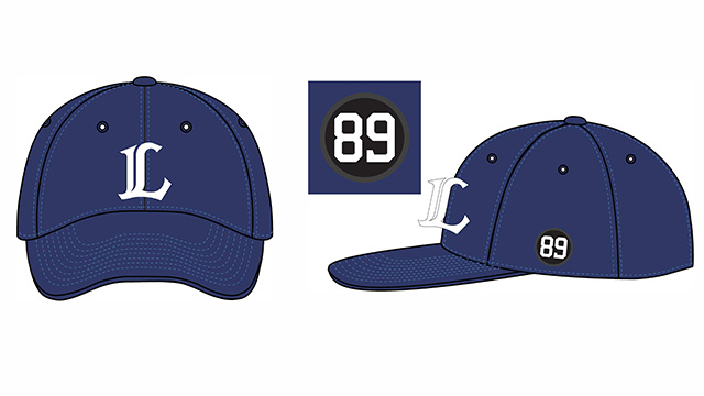 喪章付きキャップ