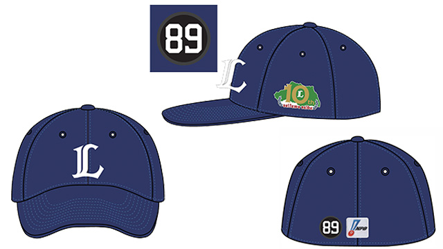 喪章付きキャップ