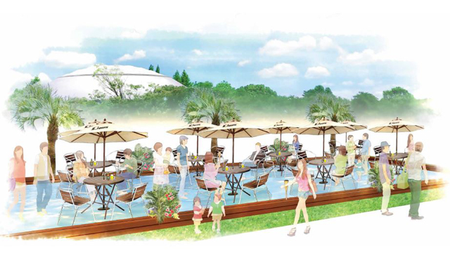 裸足でビアガーデン エリアイメージ