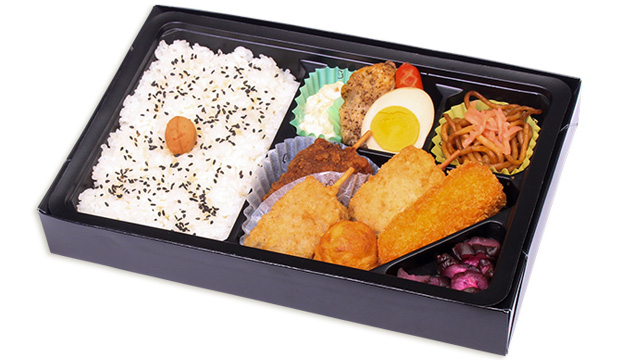 「剛也の串カツ弁当」内容