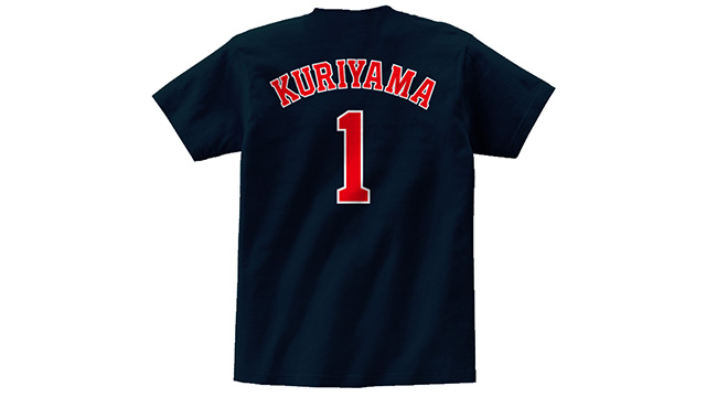 栗山選手サヨナラ四球Tシャツ(裏)