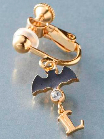 ハロウィン限定イヤリング こうもり