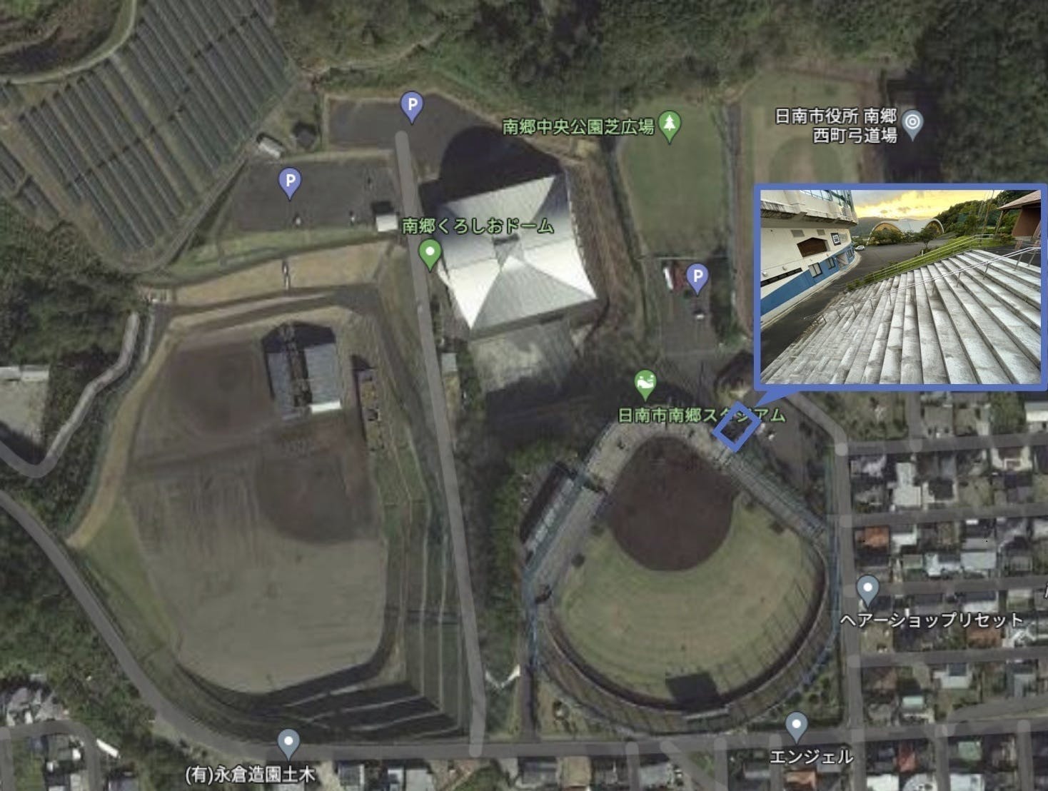 キャンプ地の南郷スタジアムの階段に地元の高校生がモザイクアート 10月25日 クラウドファンディング支援を募集 埼玉西武ライオンズ