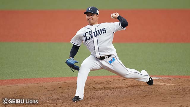 佐野泰雄投手プレー写真