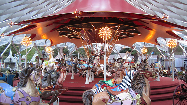 選手と楽しむアトラクション体験