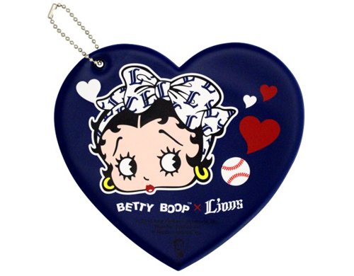 【新品】BETTY BOOPT×ライオンズ ワッペンボーダー　Tシャツ　コラボ　埼玉西武　グループ　仲間　野球　観戦　グッツ　応援 ドカベン プロ野球編×ライオンズコラボグッズ Tシャツ(M): T