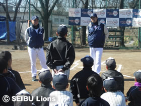 写真:両コーチへ質疑応答