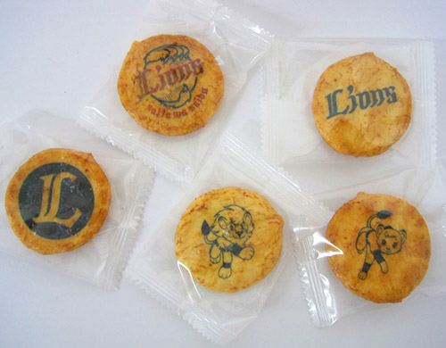 ライオンズ プリントせんべい