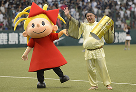 「恵比寿さま」と「リボンちゃん」