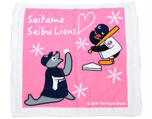 PINGUハンドタオル ピンク