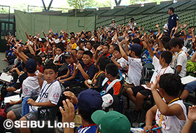 埼玉県青少年課夢のかけはし事業「プロ野球選手になろう！」