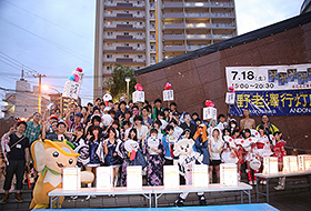 所沢市第7回野老澤行灯廊火