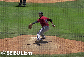 好リリーフを見せた山口投手