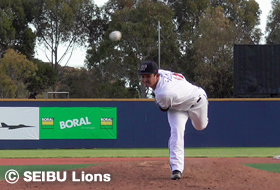 好投を演じた先発の佐野投手!