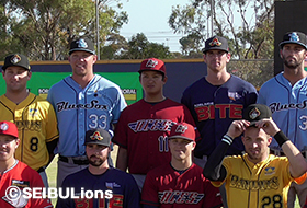 オールスターゲームに臨む佐野投手