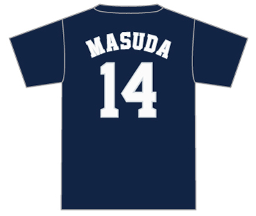 背番号Tシャツ 増田