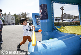 ふわふわバッティング
