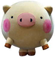 群馬県前橋市のキャラクターの「ころとん」