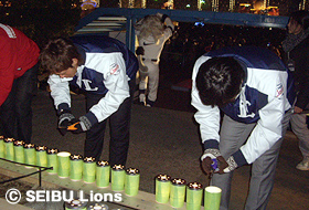 点灯セレモニーの様子