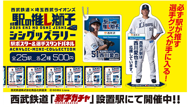 西武鉄道×西武ライオンズ 【駅の推し獅子　フリー切符 全13種フルセット】 西武鉄道×西武ライオンズ 【駅の推し獅子 フリー切符 全13種フル
