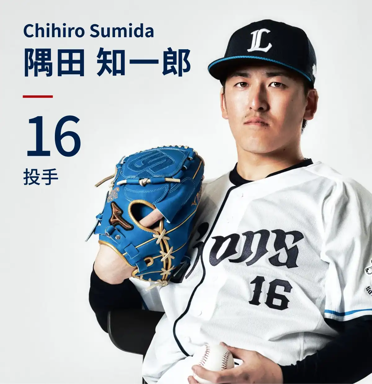 16 隅田 知一郎 Chihiro Sumida 投手